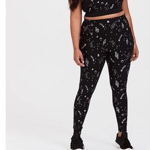 Torrid Active Space Foiled Leggings 1X